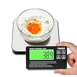 15kg Digitale Küchenwaage mit LCD-Fernanzeige, Split entworfenes Display zum einfachen...