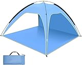 Strandmuschel - WOVOKA Strandmuschel UV 50+ Schutz Windschutz Outdoor Gartenzelt...