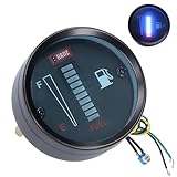 LED-Tankanzeige, 52 mm Durchmesser, 12 V, einstellbarer Widerstand, universell, kompatibel...