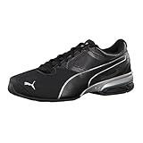 PUMA Herren Tazon 6 FM Low-Top Trainer, Puma Black-Puma Silver, 47 EU