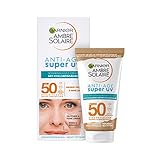 Garnier Anti-Aging Sonnencreme mit LSF 50, Sonnenschutz mit Hyaluron und Vitamin B gegen...