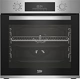 Beko Einbaubackofen BBIM12300X /LED Display/8 Kochfunktionen/Robuste Tür /H x B...