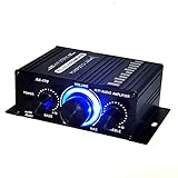 12V 400W Aluminium HiFi Audio Verstärker Auto Stereo Mini Power Amplifier,...
