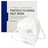 Hygiene100® 20 x FFP2-Masken, CE-zertifizierte Atemmasken, 5 Schichten,...