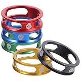 Zerodeko 5 Stück Aluminiumlegierung Fahrrad Abstandshalter Lenkererhöhung für...