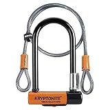 Kryptonite Evolution Mini 7 Kabel Kryptoflex Verschluss, schwarz/orange, One Size