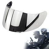 1 Stücke Motorradhelm Visier,Tadpolez Helmlinsenvisier,Visier Motorrad...