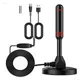 Tragbare HD-TV-Antenne für klaren digitalen Empfang, Innen- und Außenbereich mit 30DBI...