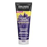 John Frieda Violet Crush Intensiv-Silber-Shampoo - Anti-Gelbstich - Auch gegen Orangetöne...