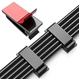 JIRVY 50 Stück Kabelclips Selbstklebende Kabelführungsclips Kabelorganisatoren...