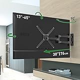 Barkan 76cm Lange TV Wandhalterung, 13-65 Zoll Schwenkbar/Neigbar/Vollbewegung...