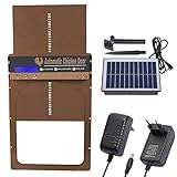 HEYOUTH® Automatische Solar Hühnertür,Hühnerklappe mit Zeitschaltuhr,Türöffner...