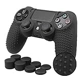 PENG 9-in-1 Anti-Rutsch-Silikonhülle + 8 Thumbsticks Cap für PS4 Gamepad...