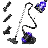 Beutelloser Staubsauger, 1500W Staubsauger Beutellos, Staubsaugers ohne Beutel 25 kPa,...