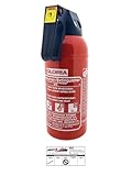 MBS FIRE Auto-Pulverlöscher P2 GM, rot lackiert Löschmenge 2 kg Brandklasse A,B,C