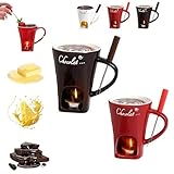 Schokofondue Tasse,Becher zum Schmelzen von Schokolade,fondue schokolade Keramik...