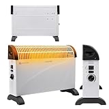 Heidenfeld elektrische Konvektorheizung HL200 | 3 Jahre Garantie - 2000 Watt -...