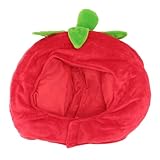 HOODANCOS Lustige Tomaten Kopfbedeckung Frucht Hut Party Kostüm Foto Requisite Cartoon...
