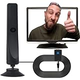 Rewave TV-Antenne, DVB-T2-Antenne, Freeview, digitale TV-Antenne für den Innenbereich,...