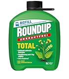Roundup Unkrautfrei TOTAL, 5 Liter Nachfüller, Unkrautvernichter, zur Bekämpfung von...