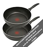 Tefal B30310 Cook&Clean Pfannenset Hochrand, Pfanne 28cm + 30cm hoher Rand,...