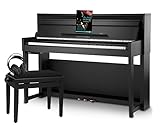 Classic Cantabile UP-1 SM E-Piano Deluxe Set (inklusive Pianobank, Kopfhörer...