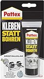 Pattex Kleben statt Bohren Kristallklar, Montagekleber für kristallklare...