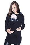 Tragejacke / Fleecepullover für Tragetuch Tragepullover für beide 3073A (36,...