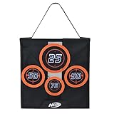 NERF NER0020 - Tragbares Übungsziel, Zielscheibe aus Netz zum Auffangen Darts mit Griff