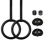 Generisch Turnringe Fitness Gymnastik Ringe, 23mm rutschfest bis 400kg, mit...