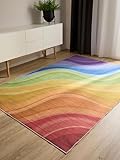 benuta Basic Waschbarer Teppich George - Kunstfaser - Rechteckig & im Style:...