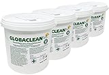 4 x Desinfektionstücher Eimer 5%-Lösung, Spendereimer inkl. 90 XXL...
