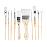 Ideen mit Herz Künstlerpinsel | Pinsel-Set für Acryl, Aquarell, Ölfarben | Nylonhaar |...