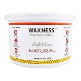 Waxness Warmwachs in Dose Natural (Bernstein) nicht-klebrige Formel/Soft Wax Tin Amber no...