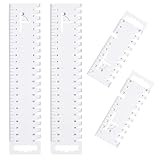 4 Stück Nählineal,Handmaß,Lineal Nähen,Handmaß zum...