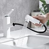HANLIAN mischbatterie waschbecken armaturen mit einem Loch, moderne Waschtischarmaturen...
