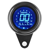 Motorrad-Multifunktionsmessgerät, digitaler LCD-Drehzahlmesser, Kilometerzähler,...