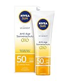 NIVEA SUN UV Gesicht Anti-Age Sonnenschutz Q10 mit LSF 50 (50 ml),...