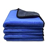 Kemes Mikrofasertücher Auto 3 Stück 500 GSM Poliertuch Lackpflege - extrem...