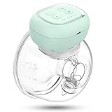 Elektrische Milchpumpe, Milchpumpe Elektrisch Tragbar mit 3 Modi und 30 Stufen...