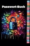 Passwort Buch: Passwort Manager Deutsch mit Register A-Z für einfache Übersicht : Klein...
