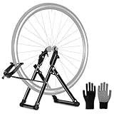 LIROPAU Zentrierständer für Fahrradräder, Faltbarer Zentrierständer Montageständer...