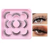 Wimpern-Cluster-Set - 5 Paar einzelne Wimpernbüschel - DD Curl Lashes Selbstanwendung...