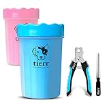 tierr® Pfotenreiniger für Hunde | Entfernt Schmutz von Hundepfoten |...