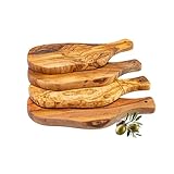 Erreke Holzbrett Küche, Olivenholzbrett, Schneidebrett Holz, Schneidebrett...