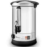 TRESKO® Glühweinkocher 6,8L / 1500W Einkochautomat aus Edelstahl Glühweinkessel...