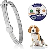 Verstellbar Zecken- & Flohschutz Halsband Hund, Floh und Zeckenhalsband für Hunde...