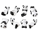 8 Stück Stäbchen Halter, Niedliche Essstäbchen-Ablage in Panda-Form, Keramik stäbchen...