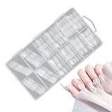 Nagelformen für Gel, transparent, UV-Gel-Formen mit Skala, Nagelverlängerungs-Set, für...