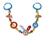 Eichhorn - Baby Wagenkette mit Hasenmotiv, 50cm lang, aus 100 Prozent FSC zertifiziertem...